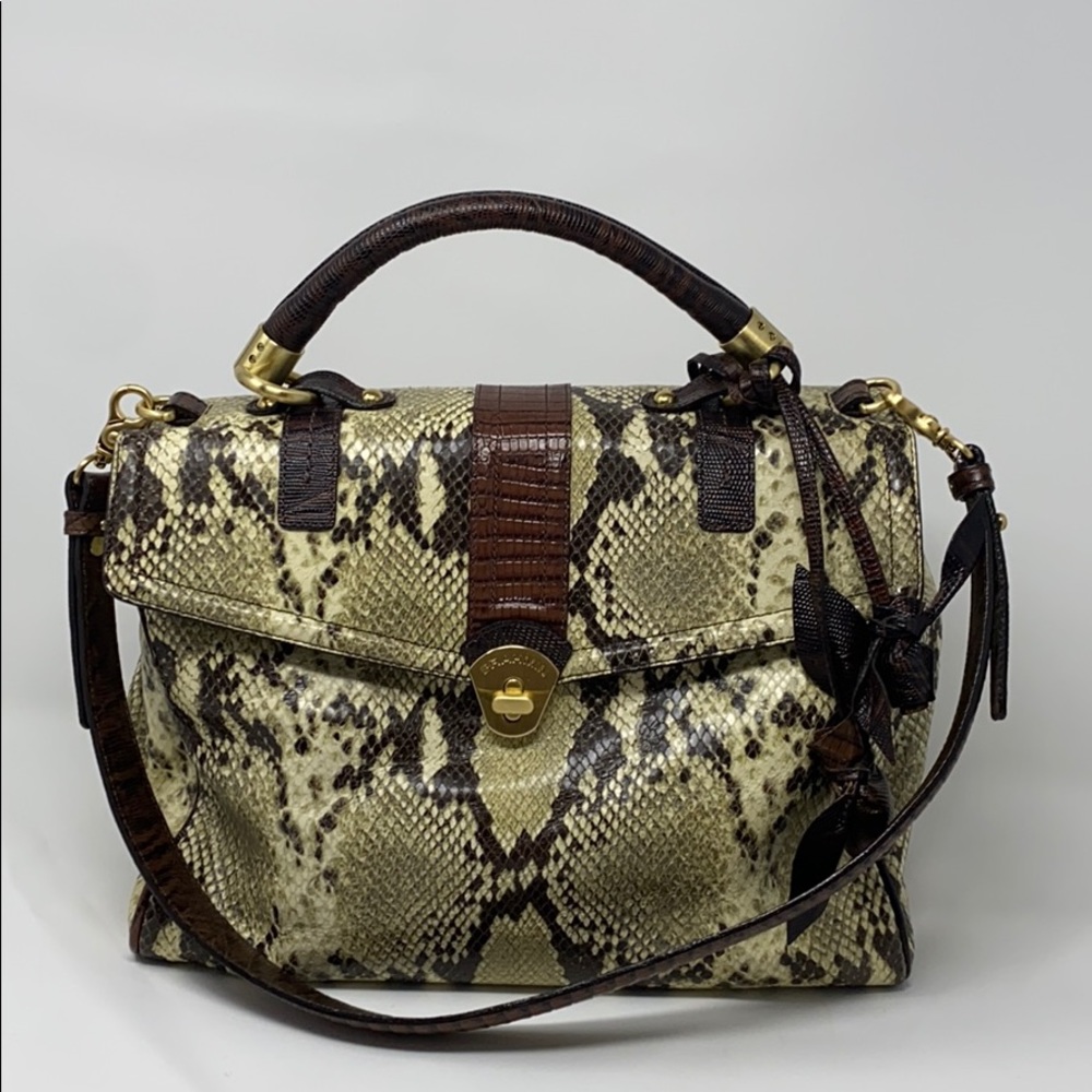 NWT Brahmin Handbag and matching soft checkbook